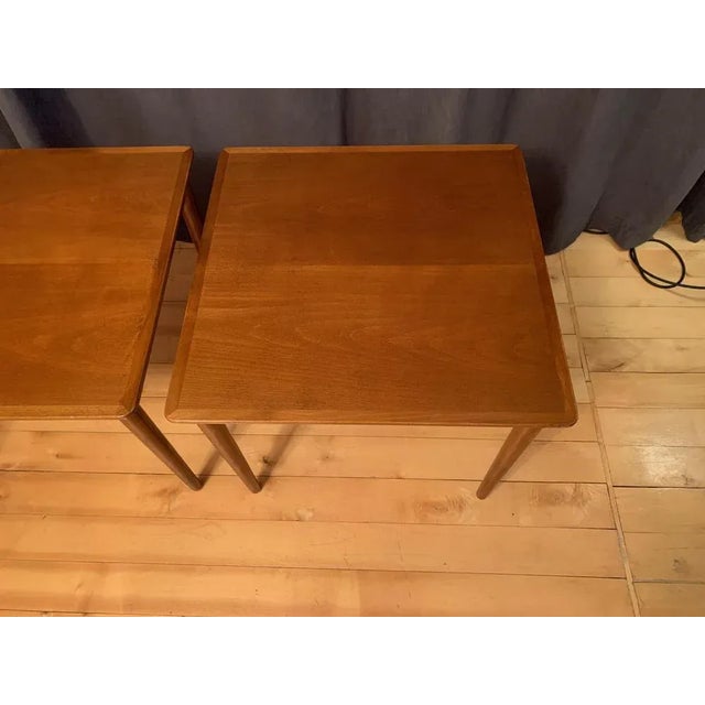 Mahogany Side Tables, Denmark, 1950s, Set of 2 For Sale - Image 9 of 12