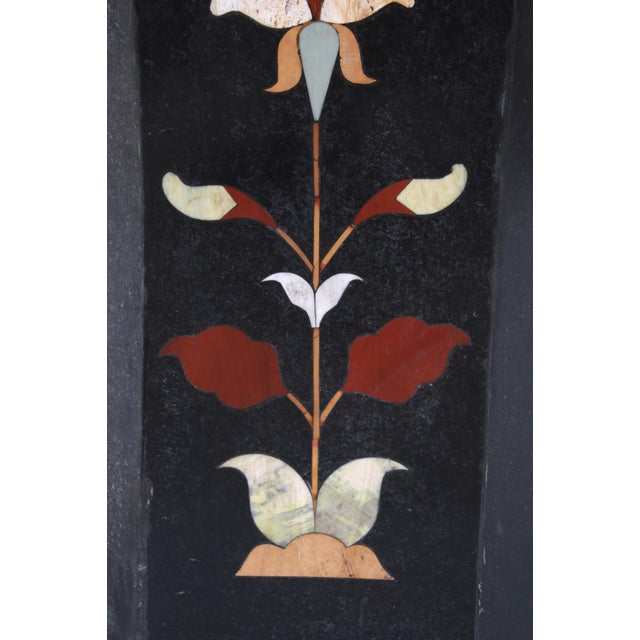 Antique Large Octagonal Italian Pietra Dura Floral Mosaic Inlay Table For Sale In New York - Image 6 of 11