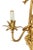 Pair of Louis XVI Style Gilt Metal Cherub Two Branch Wall Sconces, surmounted by ribbon bow motif. 22.5" H x 13.75" W x 6"...