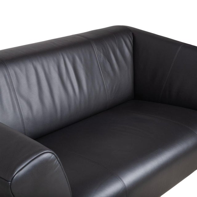 Leather and Metal 322 Two-Seater Sofa from Rolf Benz For Sale - Image 5 of 13