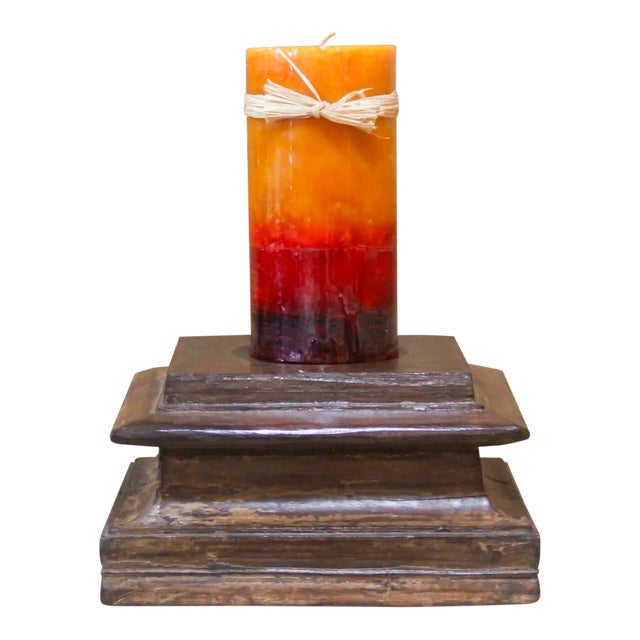 19th Century Architectural Candle Holder For Sale