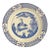 Antique Blue and White Luncheon Plate Made in England by Wood & Sons, "Yuan" Pattern For Sale
