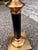 Hollywood Regency Vintage Neoclassical Brass and Patinated Column Table Lamp by Wildwood For Sale - Image 3 of 9