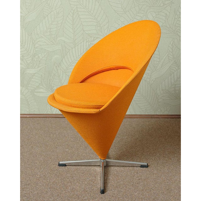 Cone Chair by Verner Pantone, 1960s For Sale - Image 3 of 10