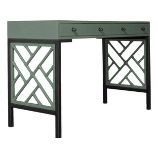 Chippendale Writing Desk - Evergreen For Sale