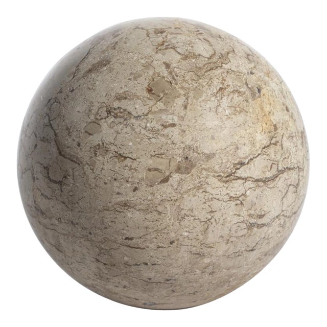 Foru Travertine Stone Fill Ball, Large For Sale
