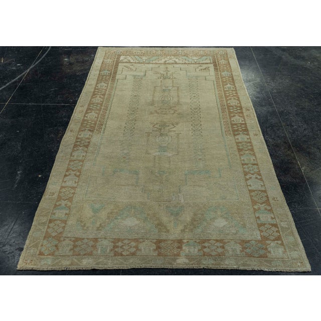 Turkish Vintage Rug 3'11 x 7'4" #20500 Explore a curated collection of hallway runners, wool rugs, and handmade...