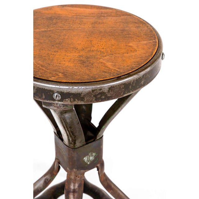 Metal Industrial Stool by the Evertaut Company For Sale - Image 7 of 9