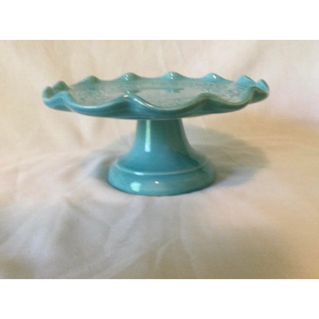 Ceramic Vintage Maioliche Jessica Cake Stand, Pedestal, Candle Holder, Made in Italy For Sale - Image 7 of 9