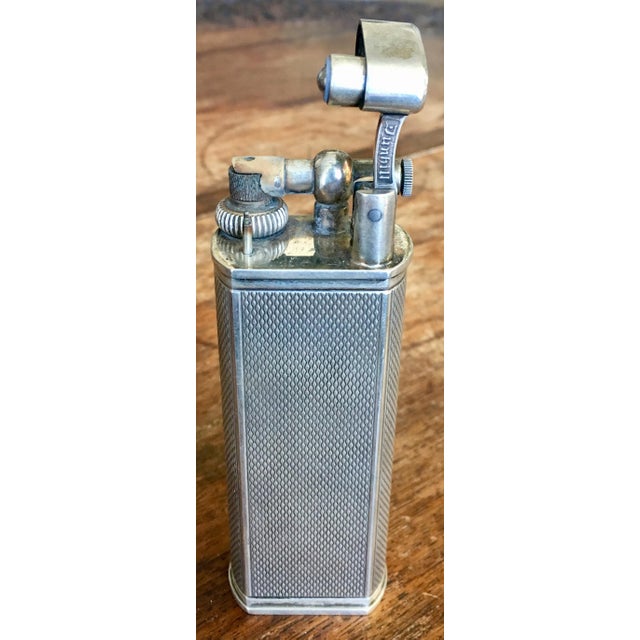 Vintage Dunhill Sylphide Silver Table Lighter Chairish