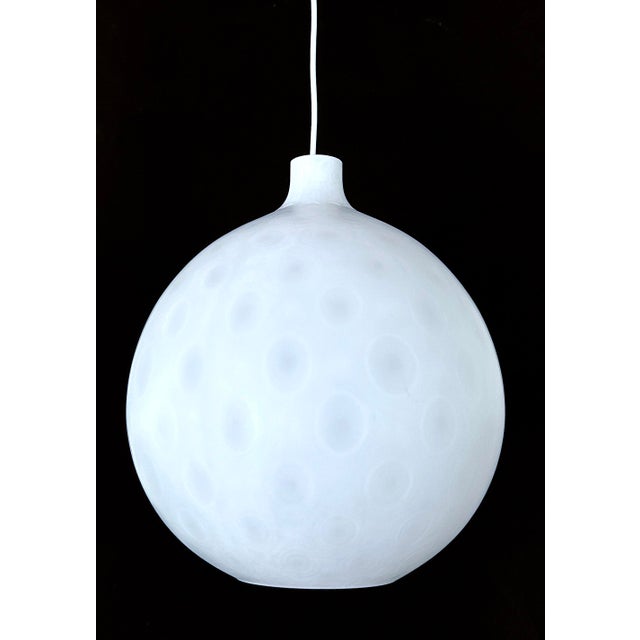 Glass Large Pendant Light by Aloys Gangkofner for Peill & Putzler, 1960s For Sale - Image 7 of 15