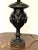 Metal Antique Brass Fabric Shade Cherub Table Lamp, 1930s For Sale - Image 7 of 11