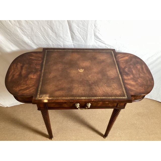 English Regency Style Writing Table by Theodore Alexander For Sale In Philadelphia - Image 6 of 13