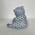 French Country Andrea by Sadek Blue / White Fishnet Teddy Bear Figurine For Sale - Image 3 of 5