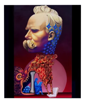 Béni, Nietzsche, 2024, Oil Painting