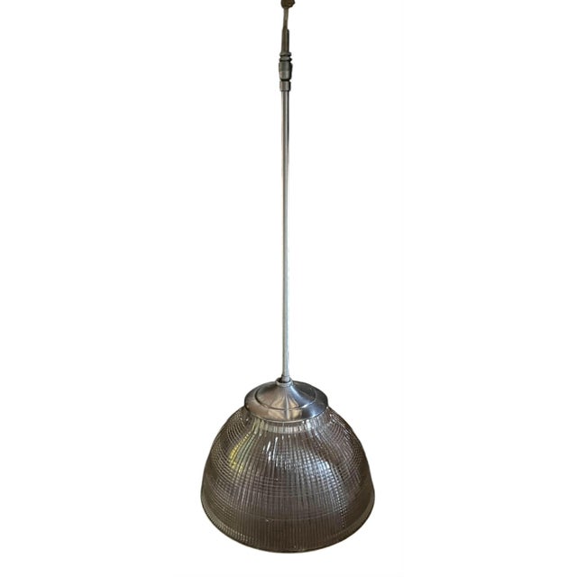 Vintage Halophane Pendant Light For Sale - Image 14 of 14