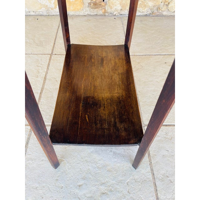 Art Deco Walnut Side Table with Shelf, 1930s For Sale - Image 15 of 18