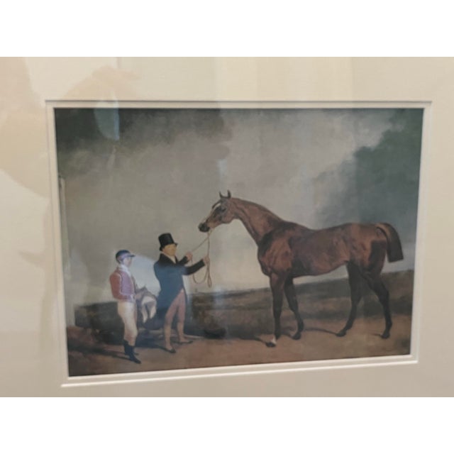 English Set of 2 Framed Antique Sporting Prints : ‘Jockeys and Horses” For Sale - Image 3 of 7