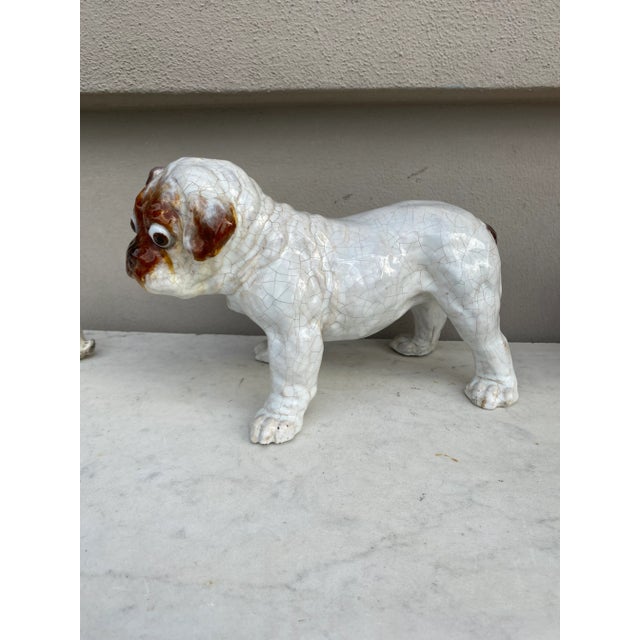 Terracotta bulldog Bavent Filmont, circa 1900. Poterie du Mesnil de Bavent located in Normandy, has been a craft company...