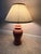 Mid-Century Modern Vintage Mid-20th Century Bubble Gum Pink Ginger Jar Table Lamp For Sale - Image 3 of 12