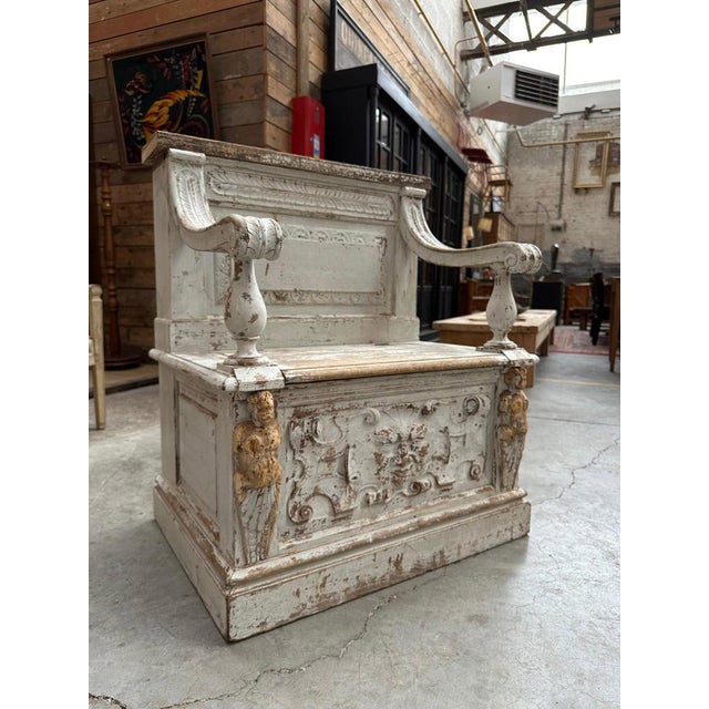 19th Century Church Bench For Sale - Image 13 of 13