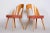 1950s Set of Mid-Century Beech Chairs attributed to Antonín Šuman, 1950s For Sale - Image 5 of 8