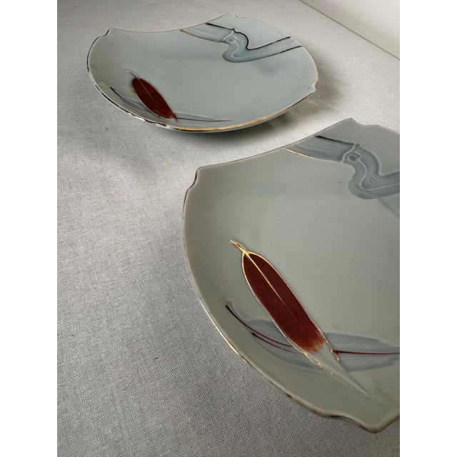 A Pair of Mid Century Celadon Asian Decorative Porcelain Bowls For Sale In Houston - Image 6 of 10