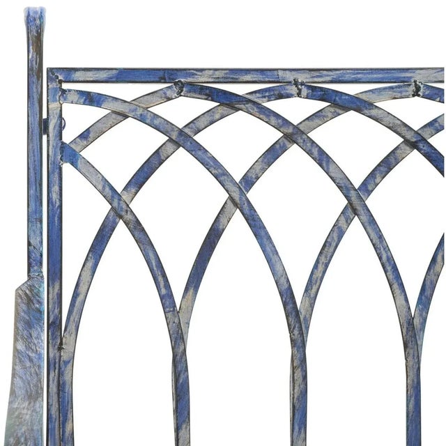 Medrano Rocking Chair - Mossy Blue For Sale In Philadelphia - Image 6 of 10