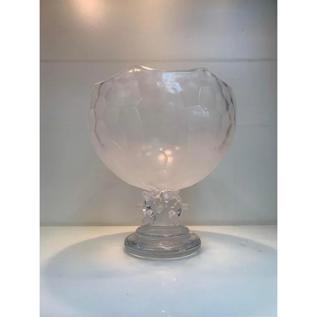 Italian Sand Crystal Handmade Cut Vase from Simoeng For Sale - Image 4 of 9