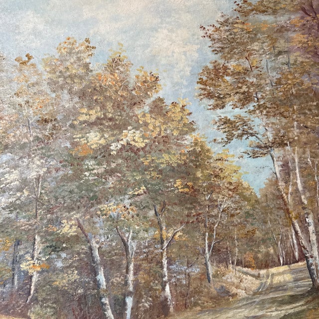 1960s Vintage Landscape Oil Painting on Board ~ Signed For Sale - Image 5 of 9