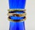 Contemporary Signed Ignis Cobalt Blue Bud Vase, 2004 For Sale - Image 3 of 8