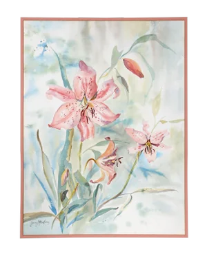 Ginny Masters - Lilies Watercolor on Paper
