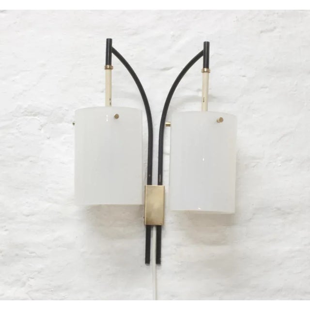 Metal Mid-Century Italian Wall Lamp, 1950s For Sale - Image 7 of 7