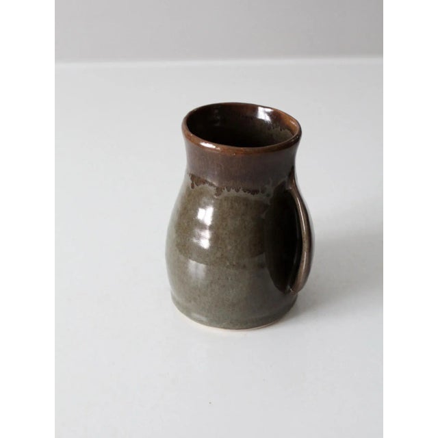 Ceramic Vintage Studio Pottery Mug For Sale - Image 7 of 9