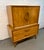 Mid-Century Modern Unique Mid-Century Modern High-Boy Chest W/ Sculpted Handles For Sale - Image 3 of 17