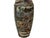 Vintage Asian Satusma Ceramic Handpainted Samurai Relief Dragon Motif Vase For Sale - Image 9 of 18