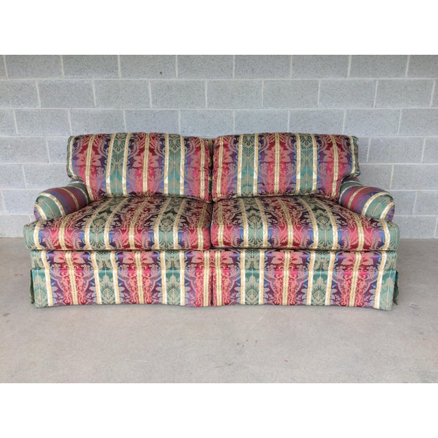 Henredon Traditional Style Custom Folio Sofa Settee Chairish