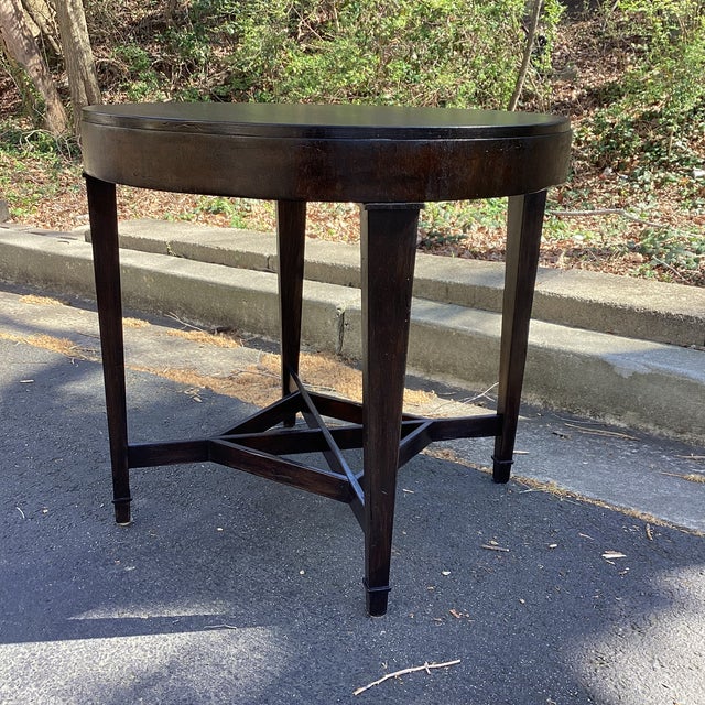 Traditional Milling Road Baker Furniture Tea Table or Occasional Side Table For Sale - Image 3 of 9