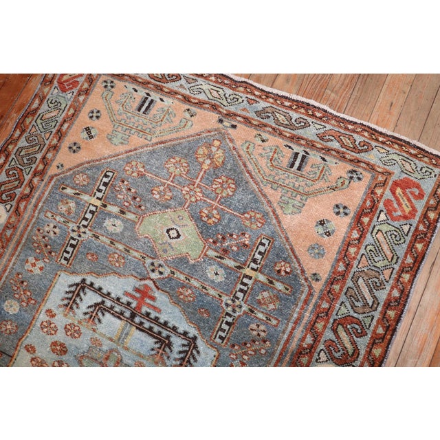 Early 20th Century Persian Malayer Rug - 3'8" x 4'10" For Sale In New York - Image 6 of 9