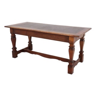 South Cone Home Handmade Traditional Leather topDesk For Sale