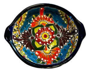 Lovely Rustic Mexican Talavera Bakeware Serveware