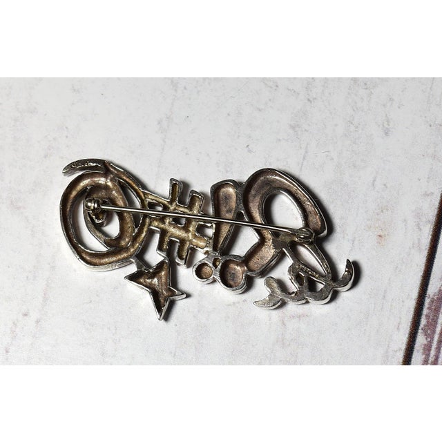 Mid 20th Century Artisan Sterling Silver Pin Brooch Fun Humor For Sale - Image 10 of 14