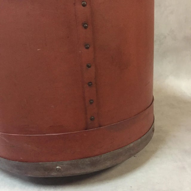 Metal Vintage French Flower or Plant Pot from Suroy For Sale - Image 7 of 9