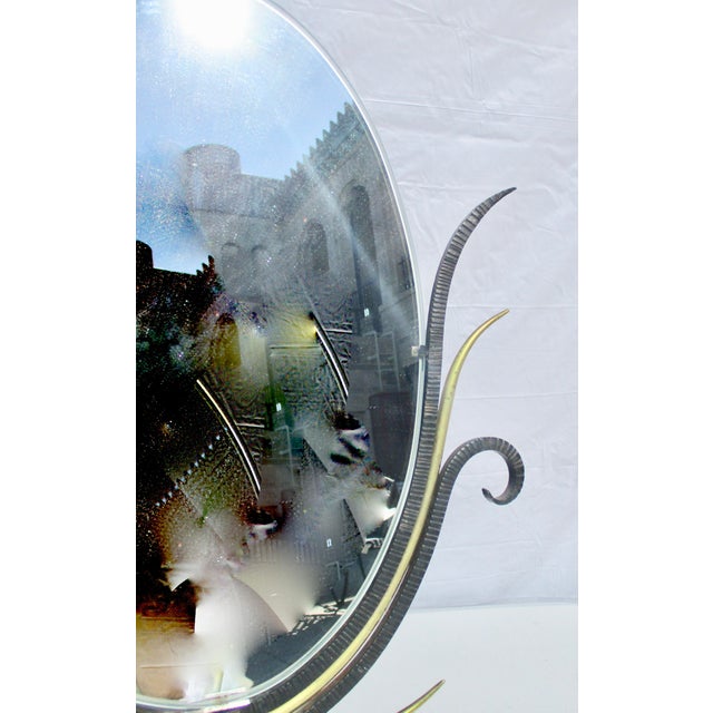Early 20th Century Poillerat Style Vanity Mirror For Sale - Image 5 of 8