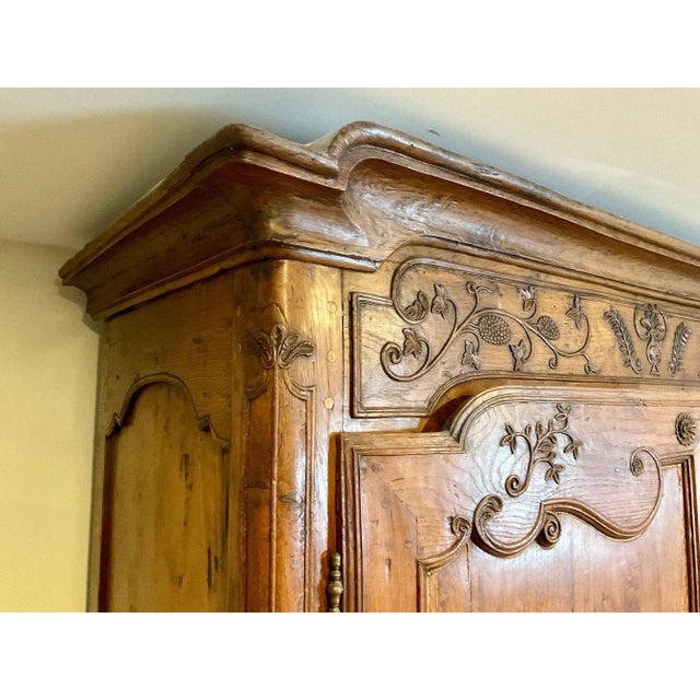 Early 19th Century Early 19th Century French Provincial Armoire For Sale - Image 5 of 13