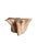 Sculptural Solid Teak Wood Sofa Table With Natural Grain & Bleached Finish For Sale - Image 6 of 11