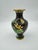 1950s Black and Floral Cloisonne Vase For Sale In Wichita - Image 6 of 6