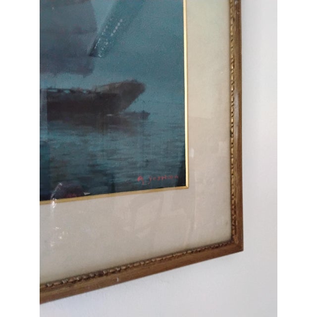 Mid-Century Modern Aguri Yoshida, Japanese Watercolours, 1930, Watercolor For Sale - Image 3 of 9