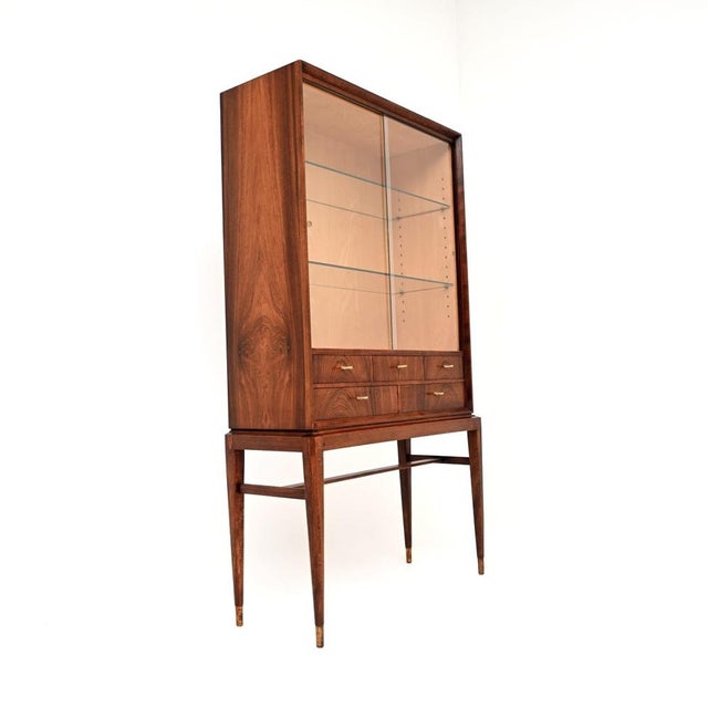 An absolutely gorgeous Swedish vintage display cabinet by Svante Skogh. This model is called the Cortina, it was made in...