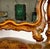 Taupe Venetian Carved and Painted Vanity Mirror For Sale - Image 8 of 16